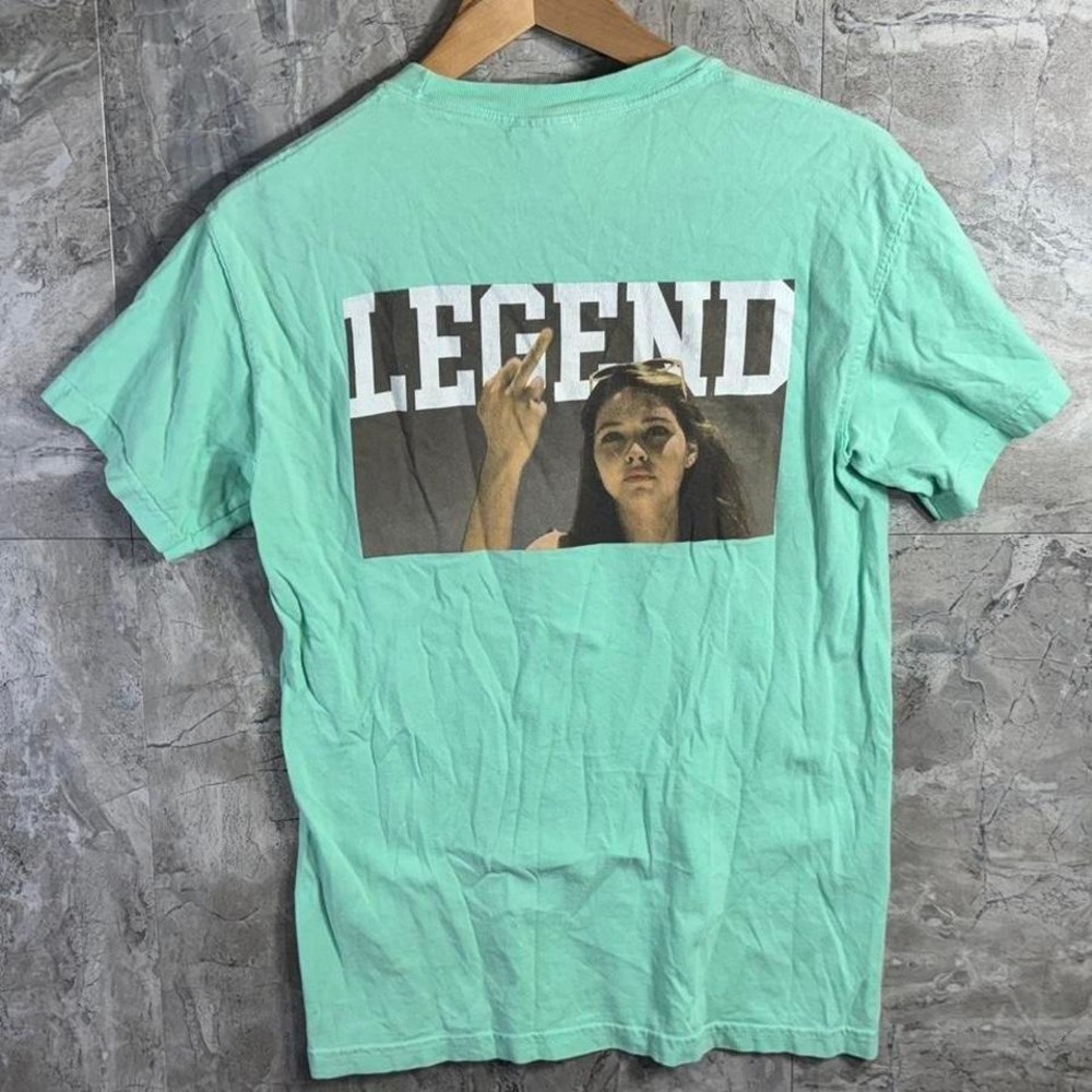 Vintage green OBX Legend‎ logo tee Adult Small #skater